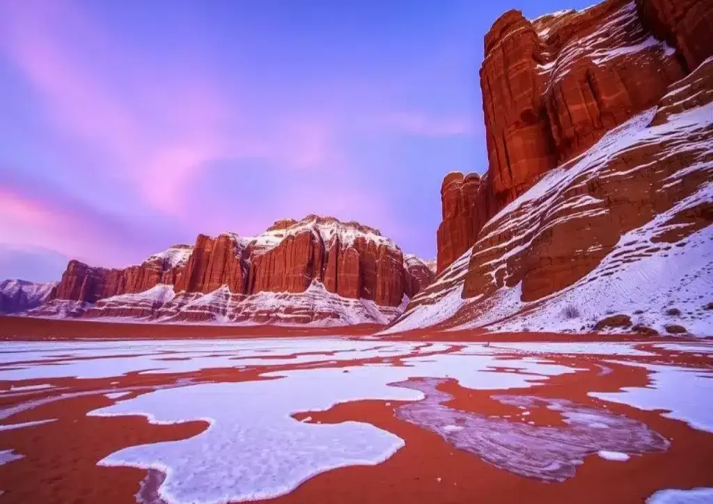 winter challenges Wadi Rum