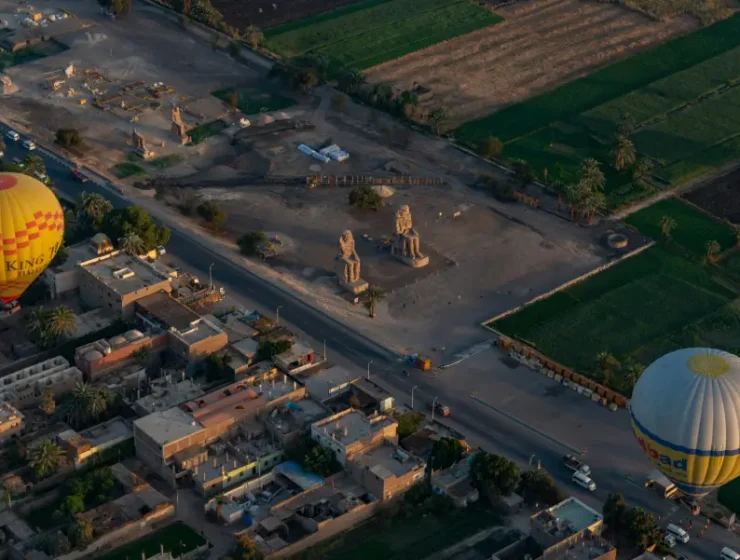 Hot Air Balloon Ride in Luxor, Egypt