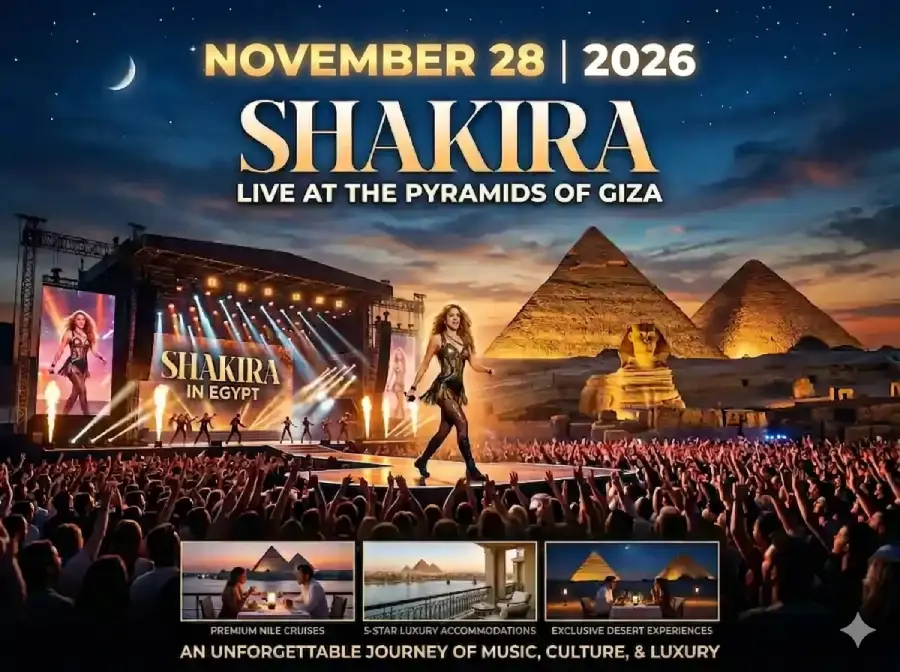 Shakira Concert at the Pyramids november