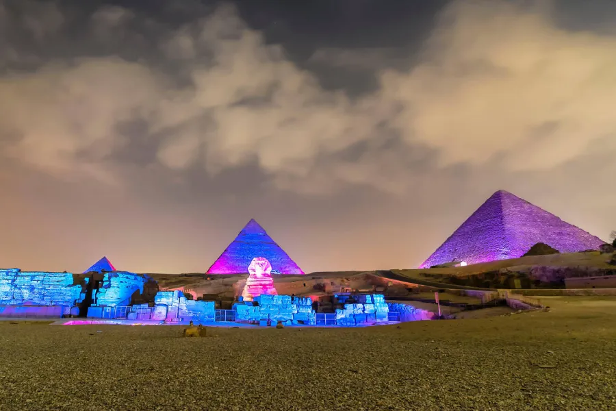 Sound and Light Show at the Giza Pyramids