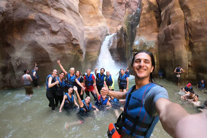 Canyoning in Wadi Mujib