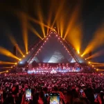 Shakira in pyramids