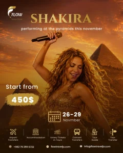 4-Day Cairo Short Break with Shakira Concert (November 2026)