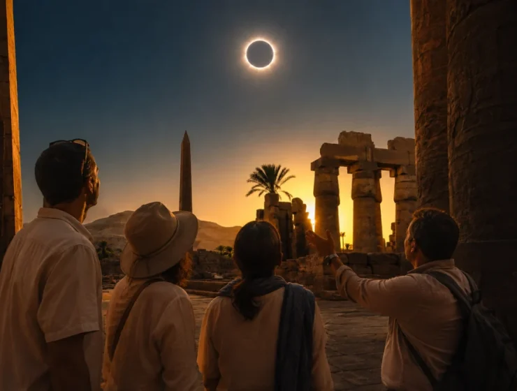 Solar Eclipse in Egypt