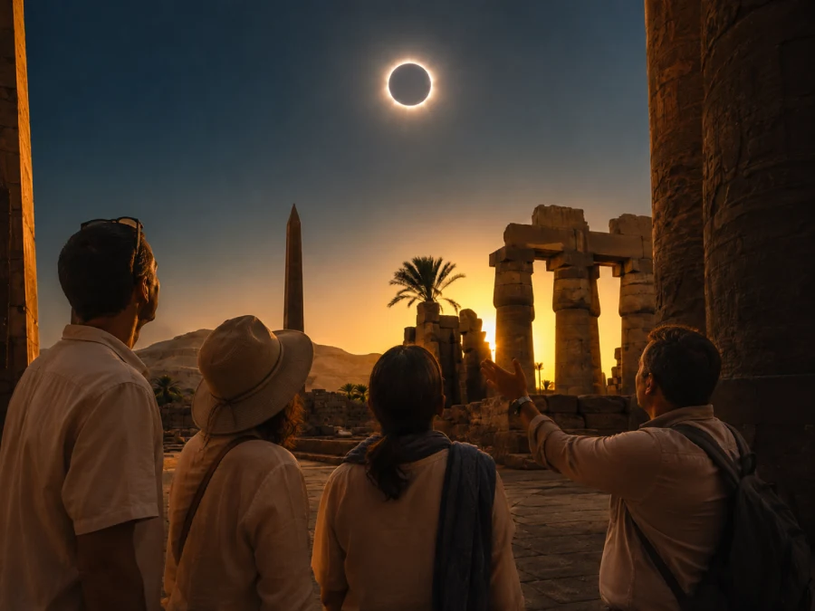 Solar Eclipse in Egypt
